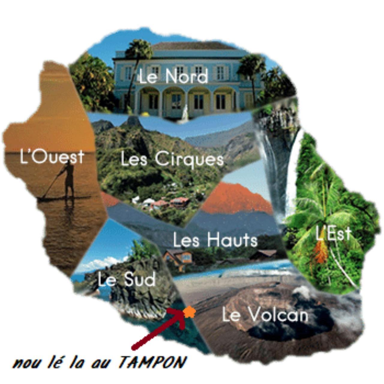 Kaz Mado - Meuble De Tourisme Classe 3 Etoiles Le Tampon Exterior photo